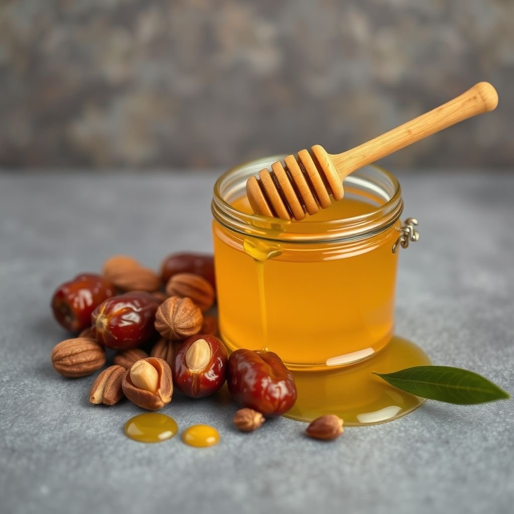 {"prompt":"give ghee,honey nuts ,thus all organic nuts,dates etc best image","originalPrompt":"give ghee,honey nuts ,thus all organic nuts,dates etc best image","width":1024,"height":1024,"seed":42,"model":"flux","enhance":false,"nologo":true,"negative_prompt":"worst quality, blurry","nofeed":false,"safe":false,"quality":"medium","image":[],"transparent":false,"isMature":false,"isChild":false}